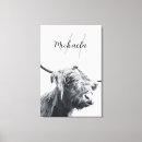 Search for black white canvas prints Animal
