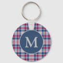 Search for plaid key rings Blue