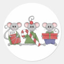 Search for christmas mice stickers Winter