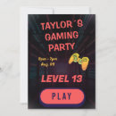 Search for level up party invitations Arcade