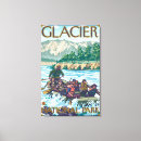 Search for glacier canvas prints White