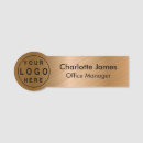Search for metal with logo name tags Professional title