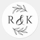 Search for ampersand wedding stickers Initials