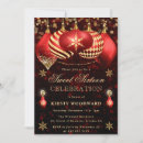 Search for christmas sweet 16 invitations Glitter