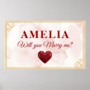 Search for marriage proposal posters Elegant