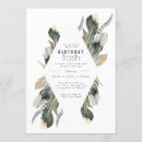 Search for feathers birthday invitations Wild