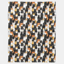 Search for black and white cat blankets Animals