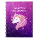 Search for purple sparkly glitter notebooks For kids