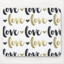 Search for love hearts mouse mats Gold