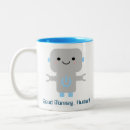Search for cartoon robot mugs Funny