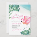 Search for luau baby girl shower invitations Pink