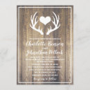 Search for deer wedding invitations Barn wood