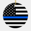 Search for police christmas tree decorations Thin