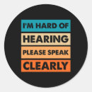 Search for hearing impaired stickers Awareness