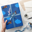 Search for air force wrapping paper Aeroplane