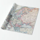 Search for europe wrapping paper Vintage