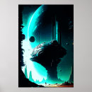 Search for alien landscape posters Science fiction