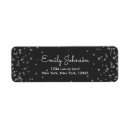Search for confetti wedding return address labels Foil