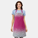 Search for pink and silver aprons Glam