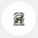 Search for afghan round stickers Puppy
