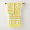 Search for green and white bath towels Yellow