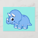 Search for cute triceratops postcards Animal