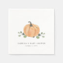 Search for pumpkin baby shower napkins Greenery
