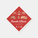 Search for red heart napkins Classic