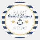 Search for anchor bridal shower stickers Blue