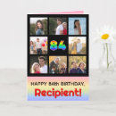 Search for 84th birthday cards Eighty fourth birthday