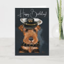 Search for airedale terrier birthday cards Airedales