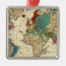 Search for world map christmas tree decorations America