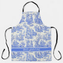 Search for unique floral aprons Blue