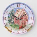 Search for christmas gingerbread clocks Snow