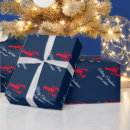 Search for lobster christmas wrapping paper Red