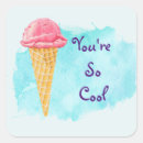 Search for waffle cone stickers Strawberry ice cream