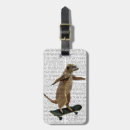 Search for skateboard luggage tags Animals