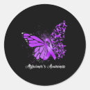 Search for alzheimers disease stickers Purple