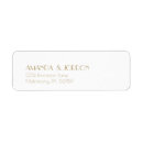 Search for black tie wedding return address labels Bride