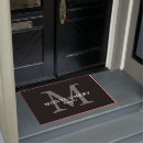 Search for grey and white doormats Black