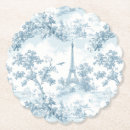 Search for vintage coasters Toile de jouy