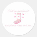 Search for call me stickers Pink
