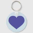 Search for heart key rings Blue
