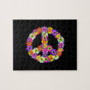 Search for peace sign puzzles Boho