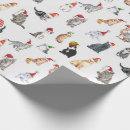 Search for cat christmas wrapping paper Pattern