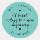 Search for teal wedding stickers Heart