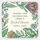 Search for square bridal shower stickers Green
