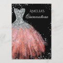 Search for pink and silver quinceanera invitations Tiara