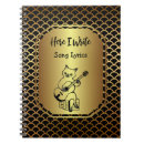 Search for song lyric notebooks Cute