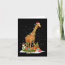 Search for funny giraffe christmas cards Winter